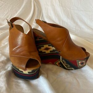 Steve Madden,Elissaa, brown leather size 8.